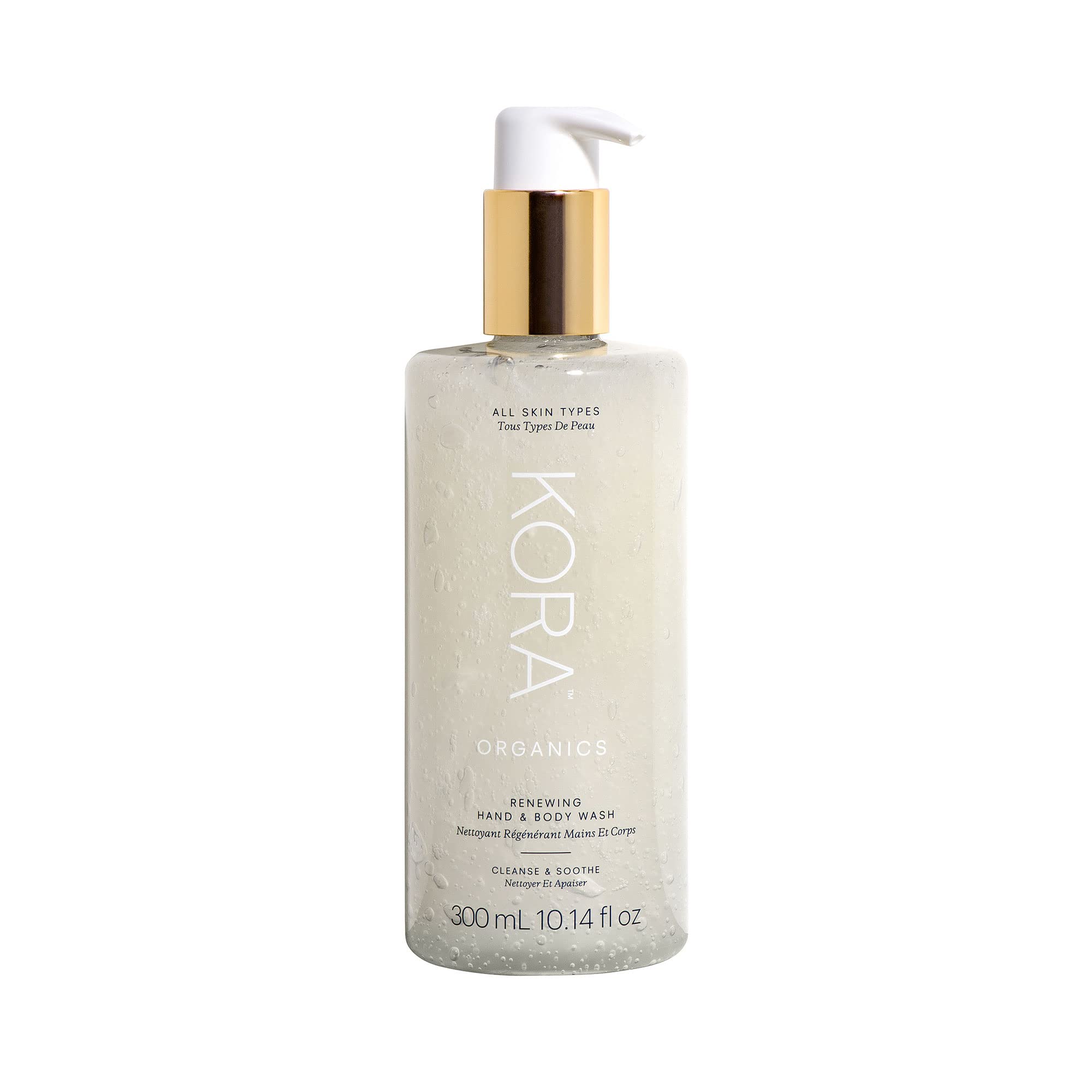 KORA Organics Renewing Hand & Body Wash | Certified Organic, Cruelty-Free Cleanser