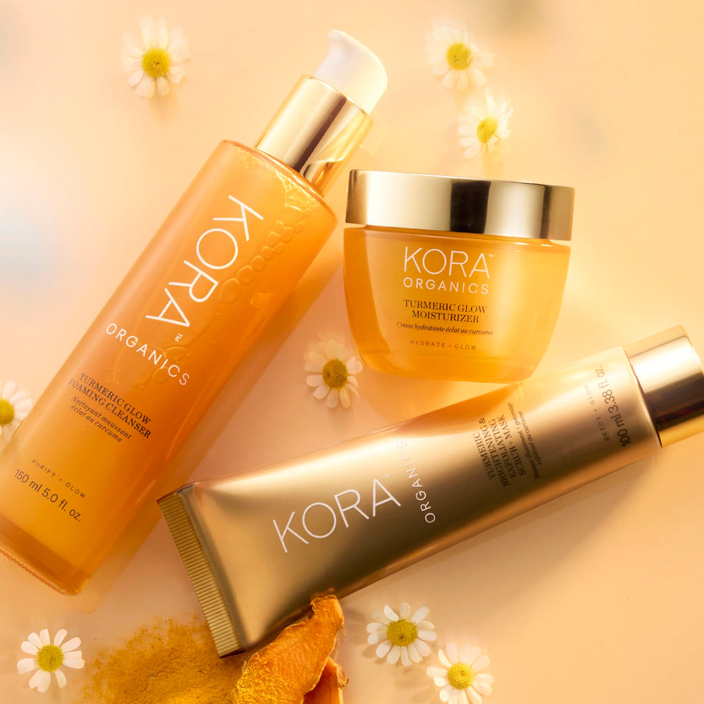 KORA Organics Turmeric Glow Moisturizer – Hydration, Radiance & Refillable Jar | 1.69 fl oz
