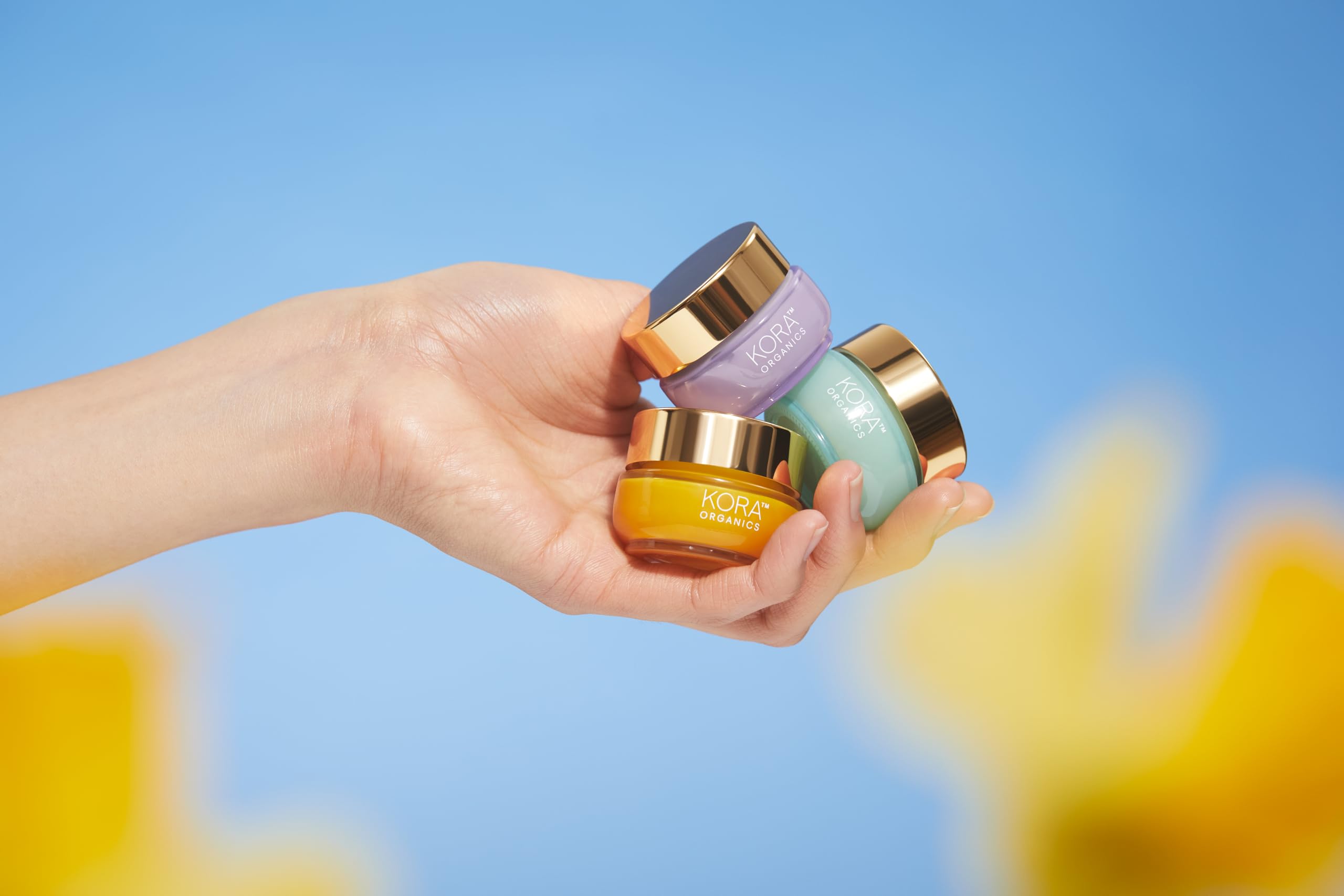 KORA Organics Turmeric Glow Moisturizer – Travel Size, Organic & Cruelty-Free