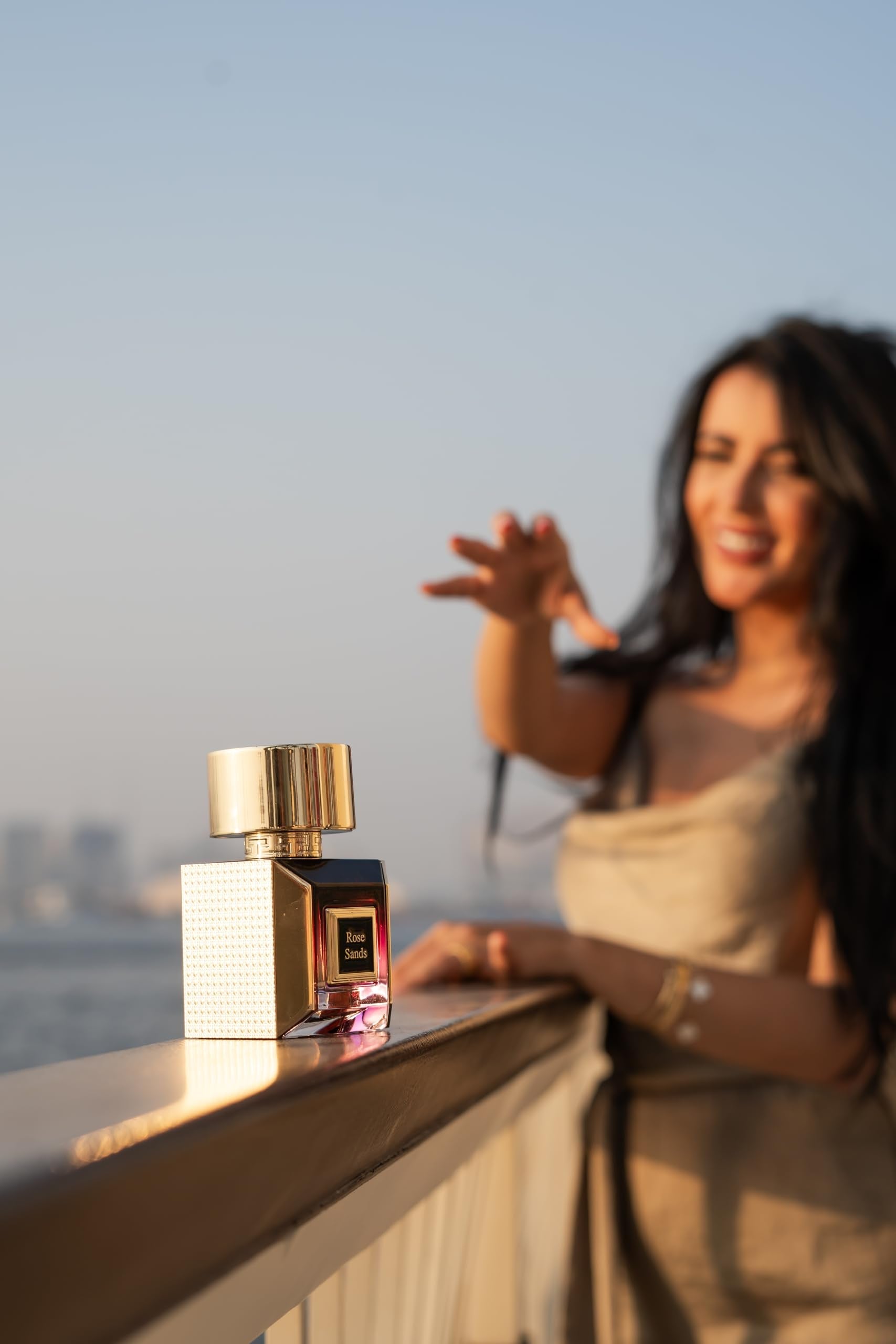 KORBAJ PARFUMS Rose Sands – Arabian Perfume for Women, Gourmand Scent with Caramel, Milk, Honey, Tonka Bean, Vanilla & White Musk