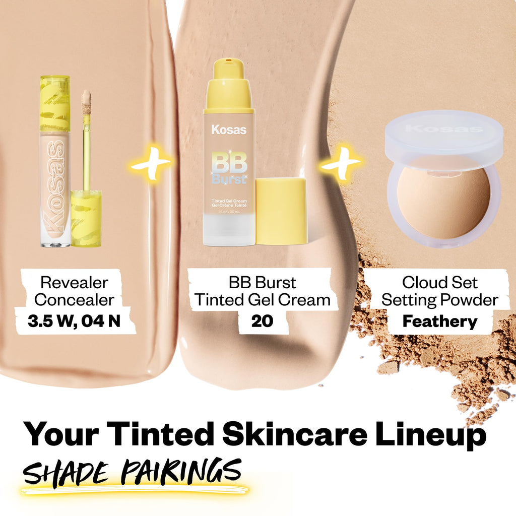 Kosas BB Burst Tinted Face Gel Cream – Buildable Coverage, Hydration & Skin-Supporting Actives