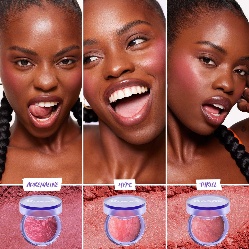 Kosas Blush is Life – Talc-Free Baked Dimensional Blush with Squalane & Hyaluronic Acid