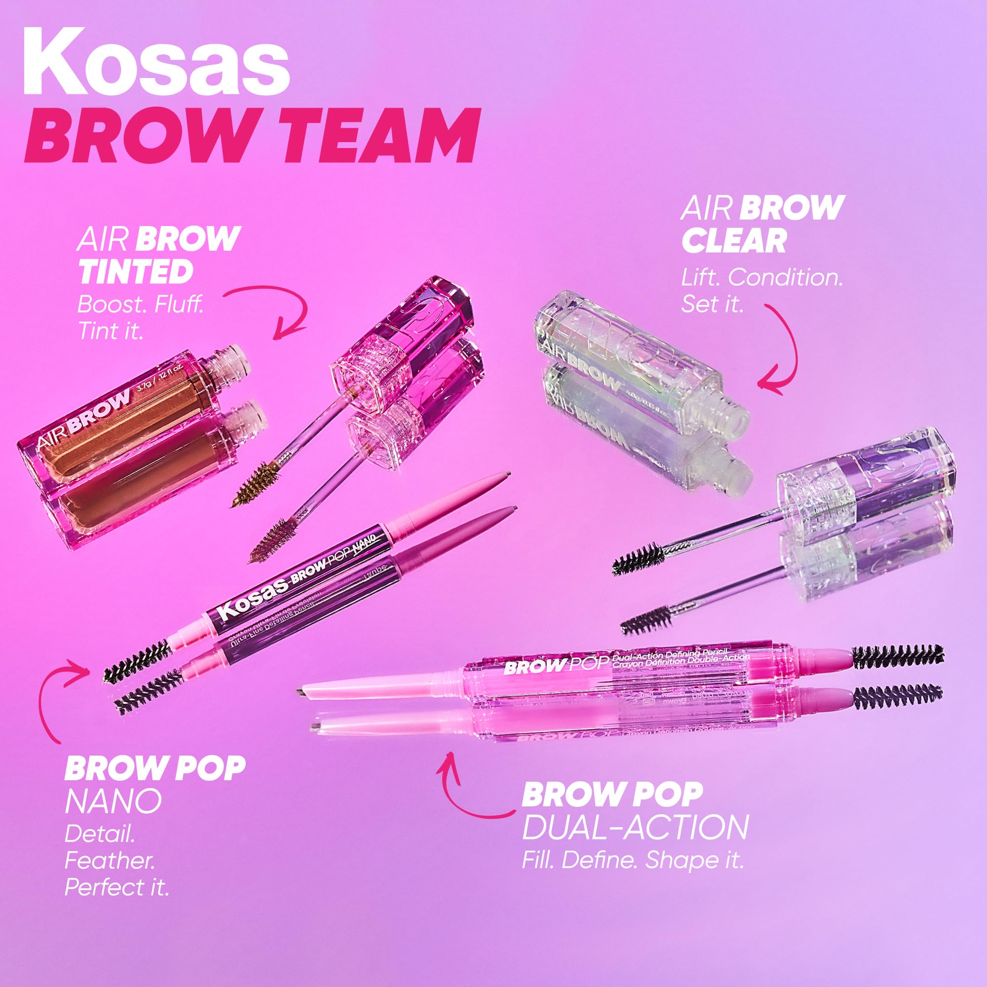 Kosas Brow Pop Nano 1mm Pencil – Ultra-Fine Hairlike Strokes for Natural Brows
