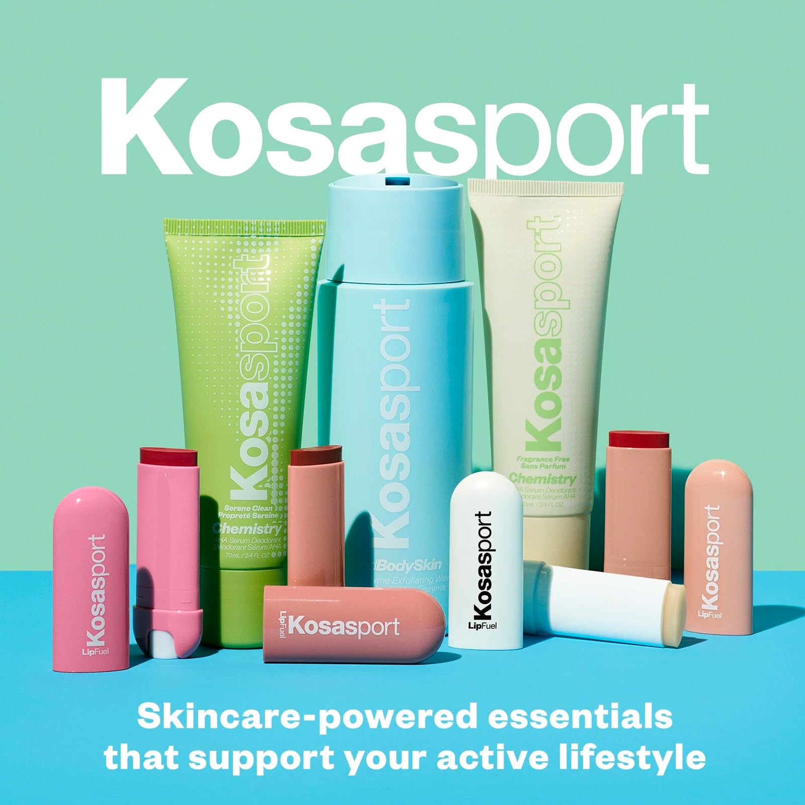 Kosas Chemistry Deodorant – Aluminum-Free + AHA Serum (Serene Clean)
