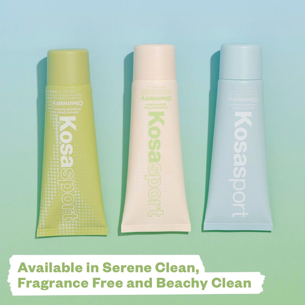 Kosas Chemistry Deodorant – Aluminum-Free + AHA Serum (Serene Clean)