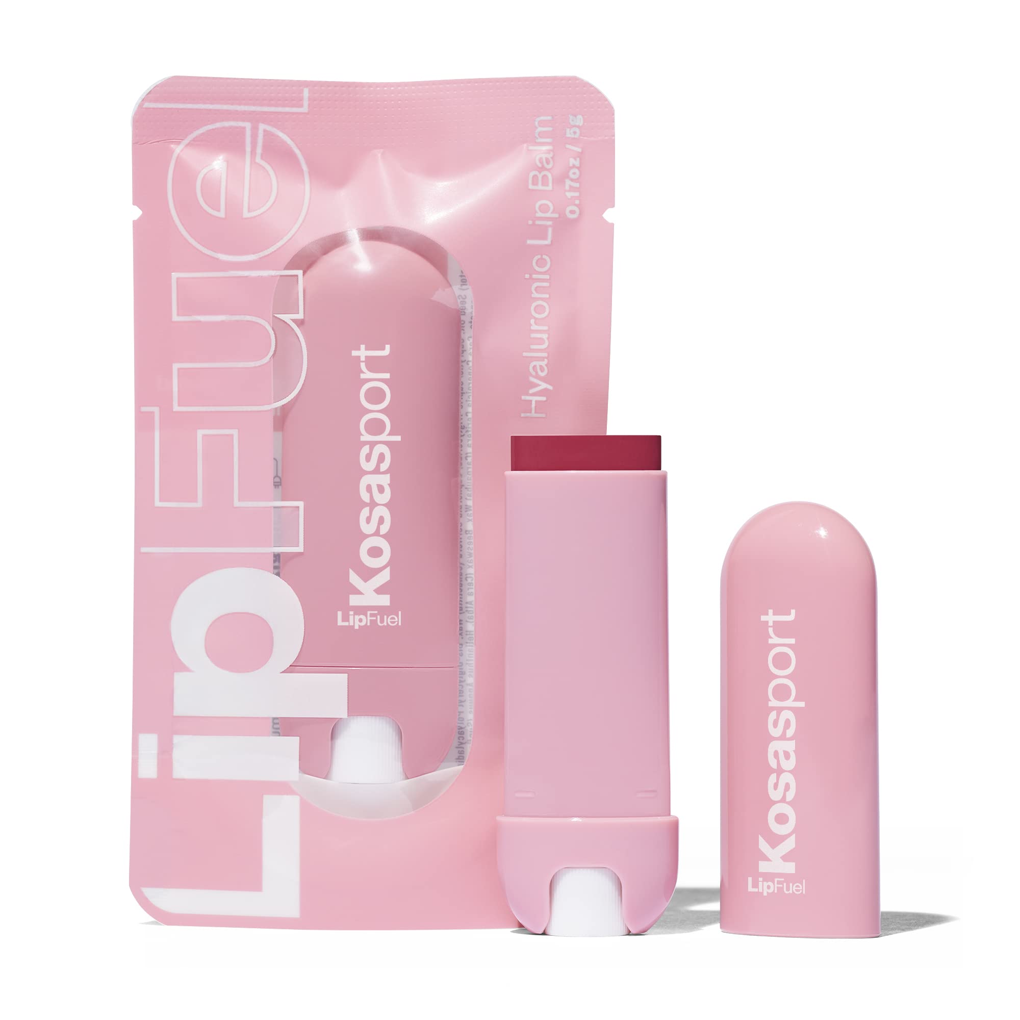 Kosas Lipfuel Hyaluronic Active Sport Lip Balm – Hydrates, Energizes & Protects