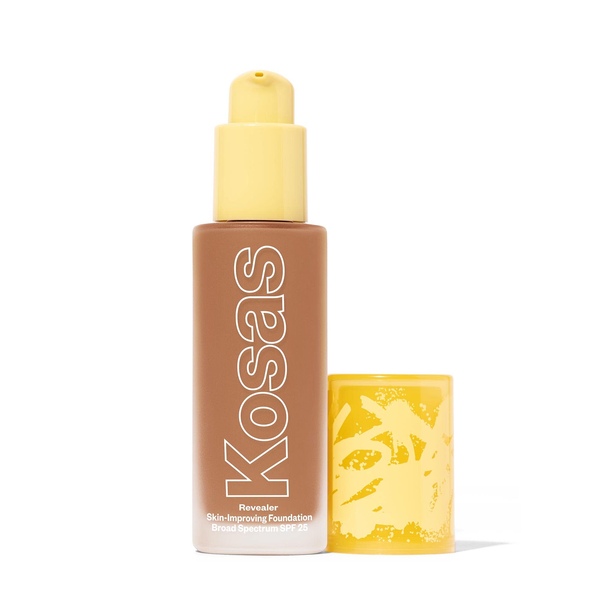 Kosas Revealer Foundation SPF 25 – Hydrate, Brighten, Soothe, Plump, Protect | Medium Deep Neutral Cool 310