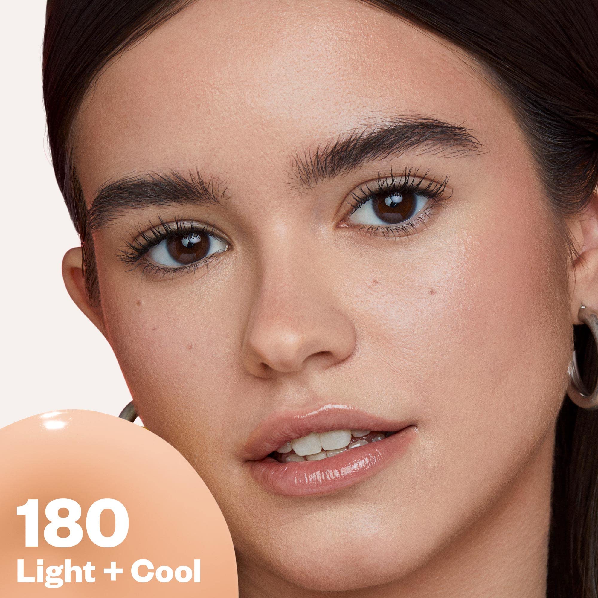 Kosas Revealer Foundation with SPF 25 – Hydrate, Brighten, Soothe, Plump, Protect | Clean Natural Finish (Light+ Cool 180)
