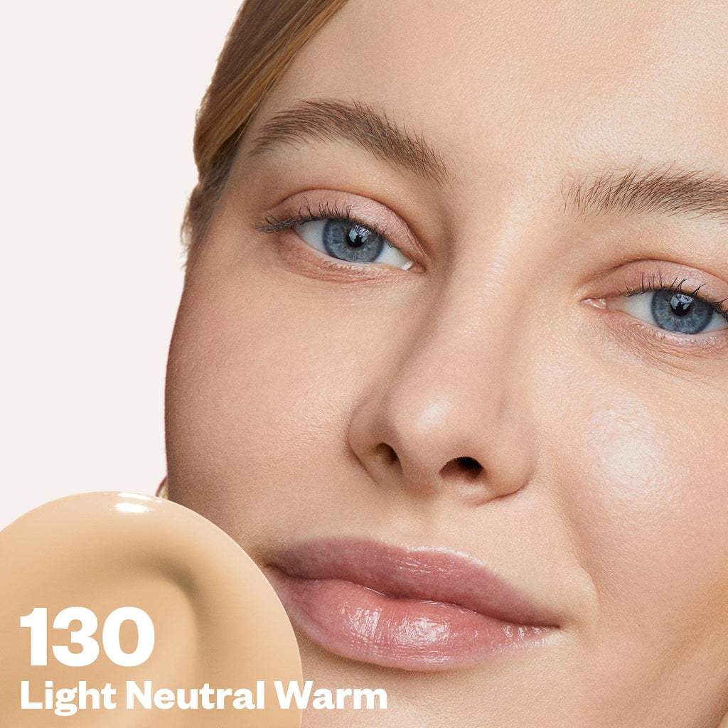 Kosas Revealer Foundation SPF 25 – Hydrate, Brighten, Soothe, Plump — Natural Finish, Clean Formula (Light Neutral Warm 130)