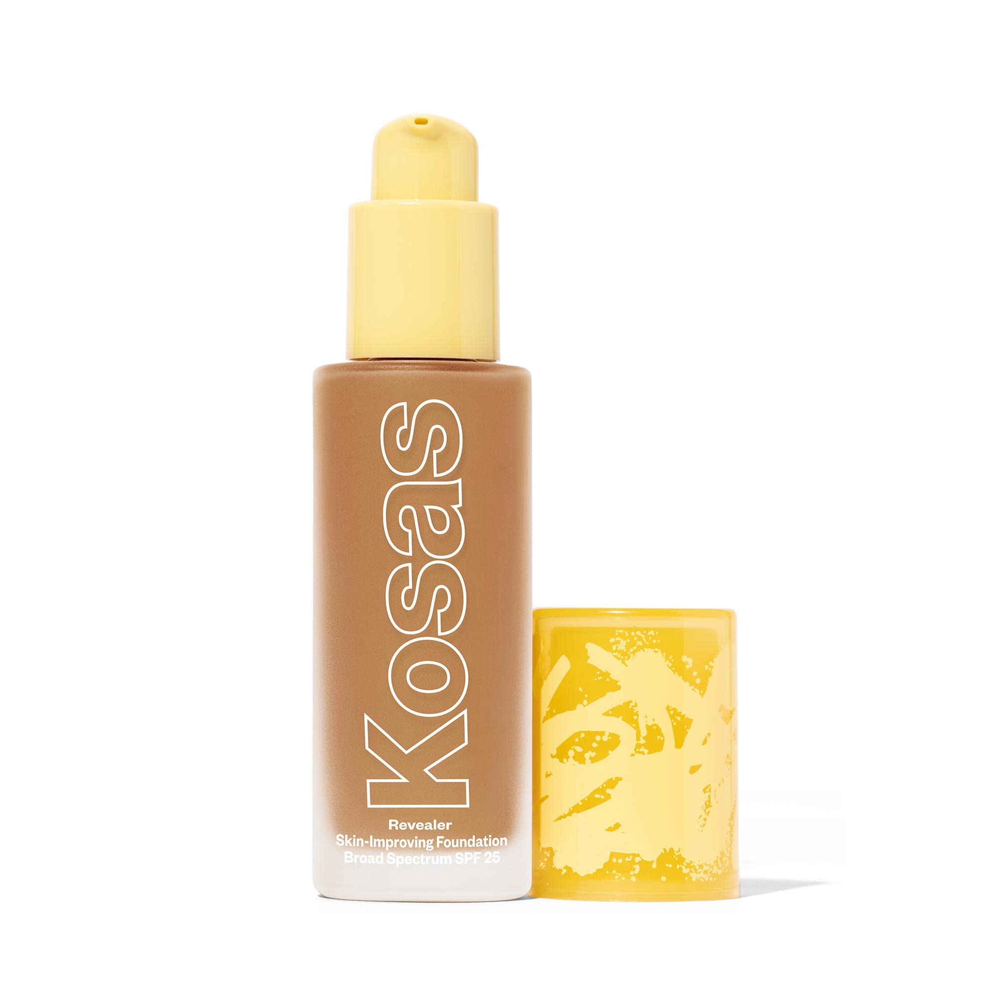 Kosas Revealer Skin-Improving Foundation with SPF 25 — Medium Deep Neutral Olive 290