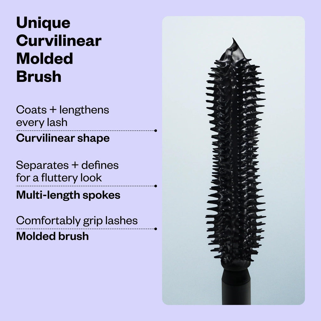 Kosas Soulgazer Lengthening + Lifting Peptide Mascara – 2-in-1, Smudge-Proof, Vegan