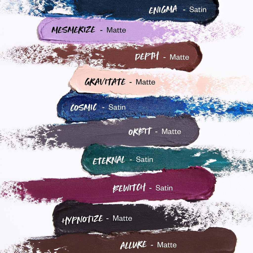 Kosas Soulgazer Gel Eyeliner Cosmic – Waterproof, Smudge-Proof with Hyaluronic Acid | Retractable Pencil + Sharpener & Smudger