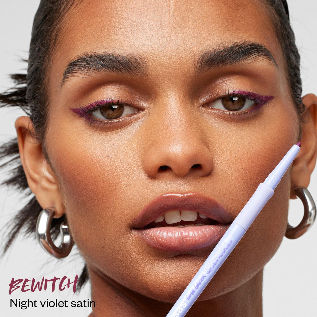 Kosas Soulgazer Gel Eyeliner (Bewitch) – Night Violet Satin, Waterproof & Hyaluronic Acid