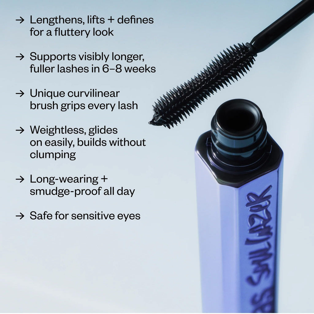 Kosas Soulgazer Lengthening + Lifting Peptide Mascara – 2-in-1, Smudge-Proof, Vegan