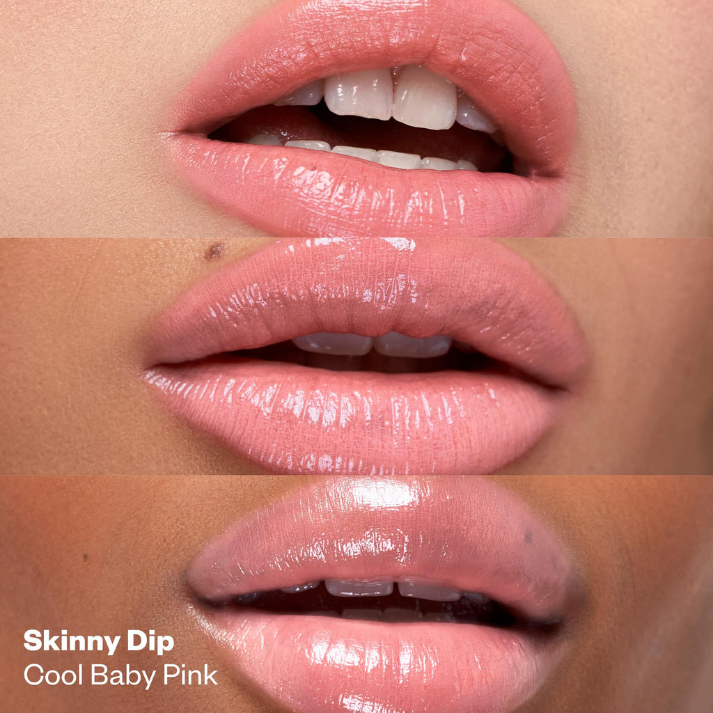 Kosas Wet Stick Moisturizing Shiny Sheer Lipstick with Ceramides, Hyaluronic Acid, Peptides, and Mango Butter – Skinny Dip