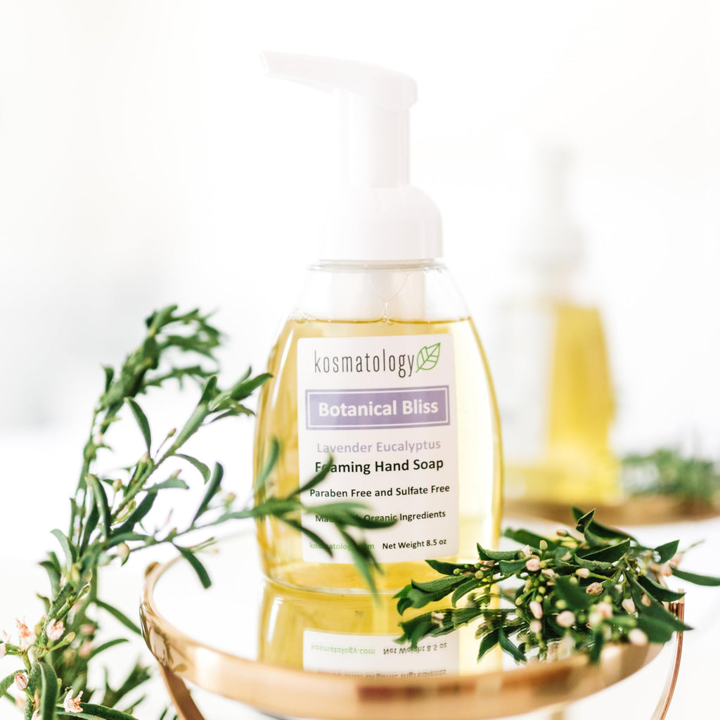 Kosmatology Botanical Bliss Lavender-Eucalyptus Organic Foaming Hand Soap (8.5 fl oz)