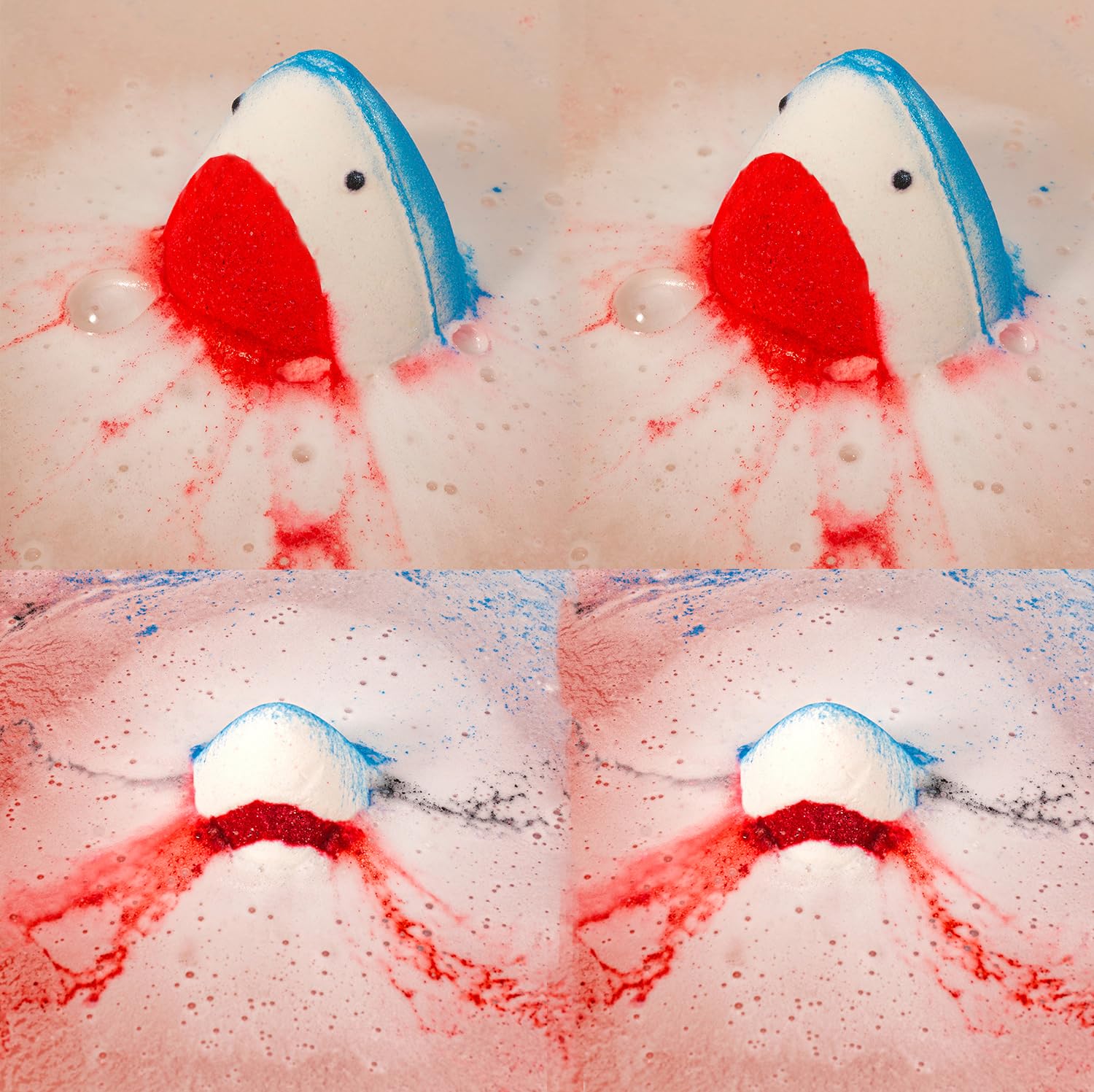 Kottke Shark Bath Bombs for Kids – Surprise Inside Sea Animals, Natural & Safe Bubble Bath Gift Set