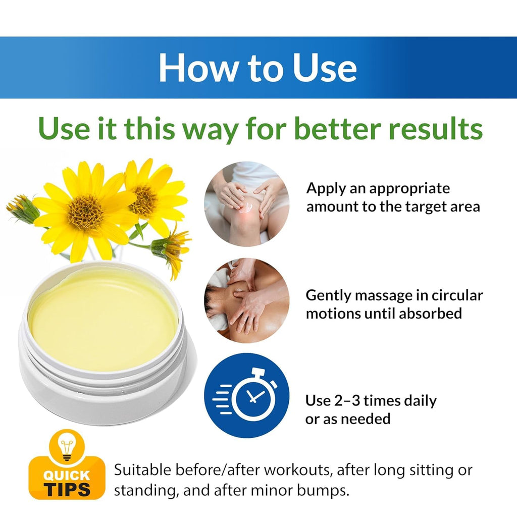 KOXUO Arnica Cream – Balm-Like Face & Body Salve, 50g