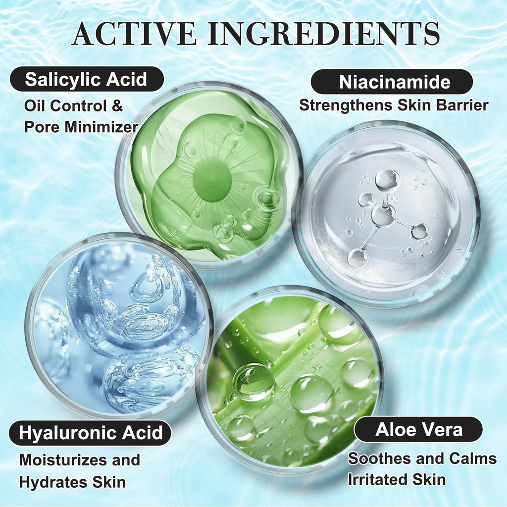 Koxvic Skin Care Set for Teens & Women | Hydration, Oil Control & Pore Refinement | Travel-Size Kit