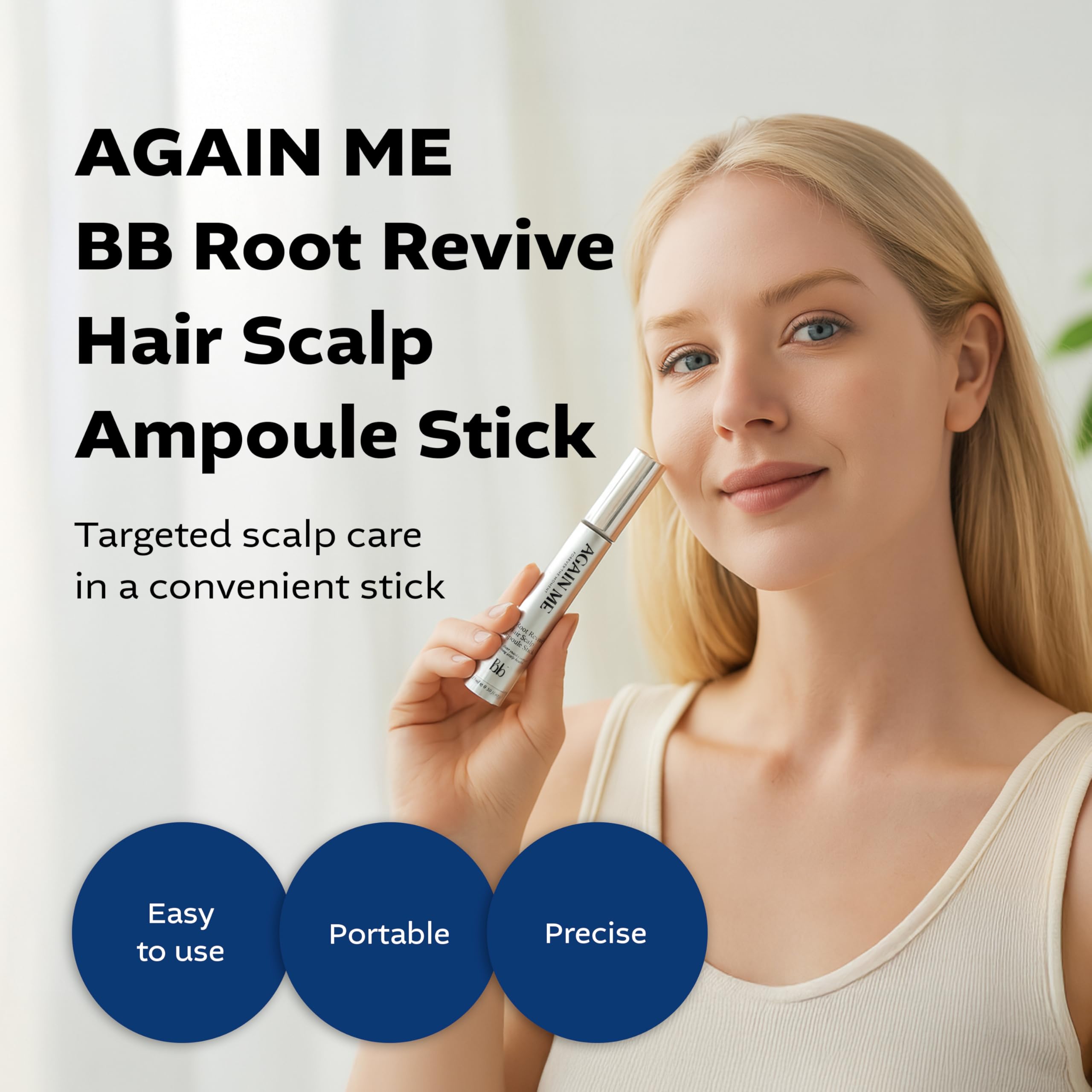 KPRODUCT4U AgainMe BB Root Revive Hair Scalp Roll-On Ampoule Stick