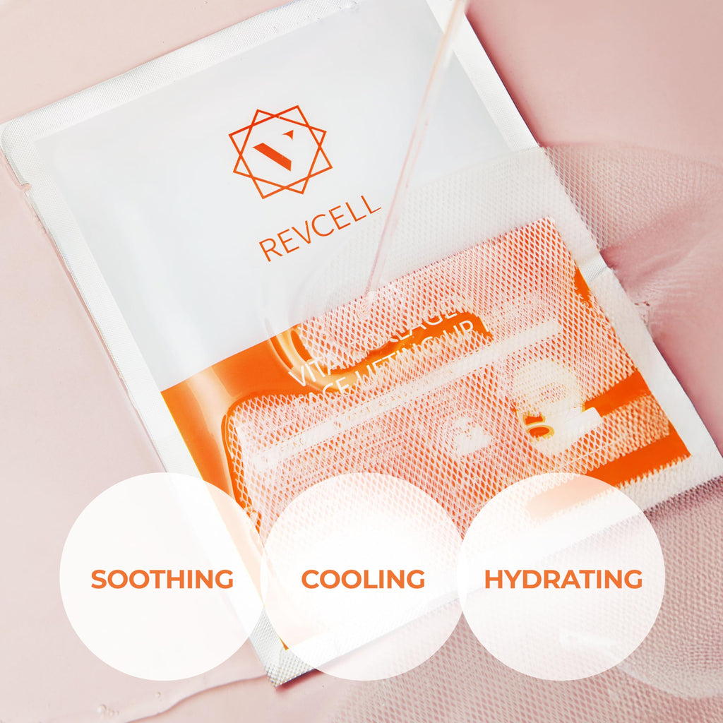 KPRODUCT4U Revcell Vita Collagen Full Face Lifting Mask – 5 Sheets, 95g, White