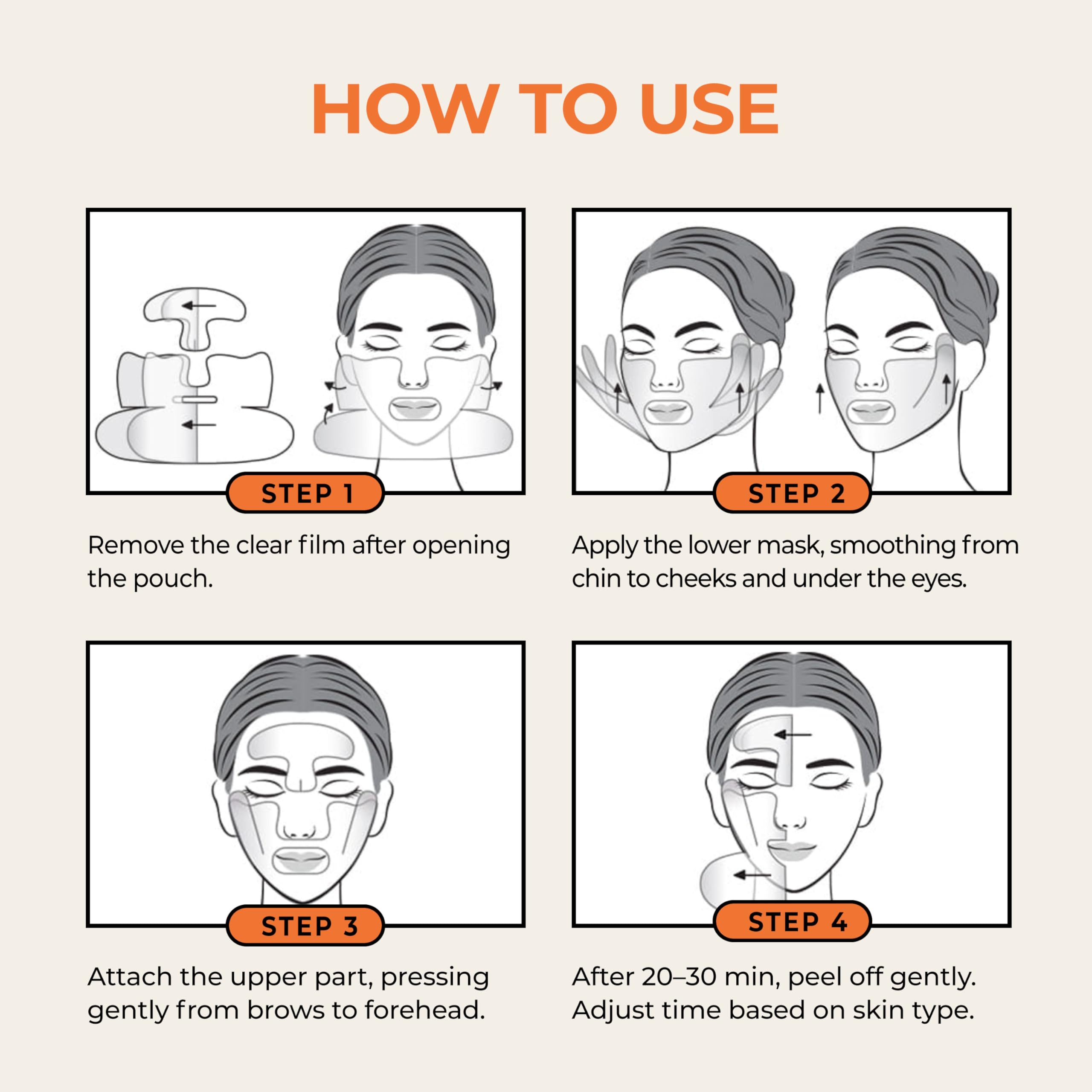KPRODUCT4U Revcell Vita Collagen Full Face Lifting Mask – 5 Sheets, 95g, White