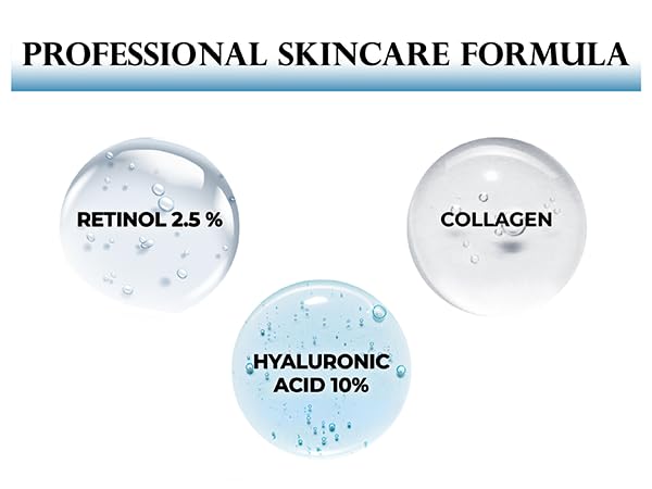 KRAVE IT Day & Night Cream – 2.5% Retinol, 10% Hyaluronic Acid, Fragrance Free