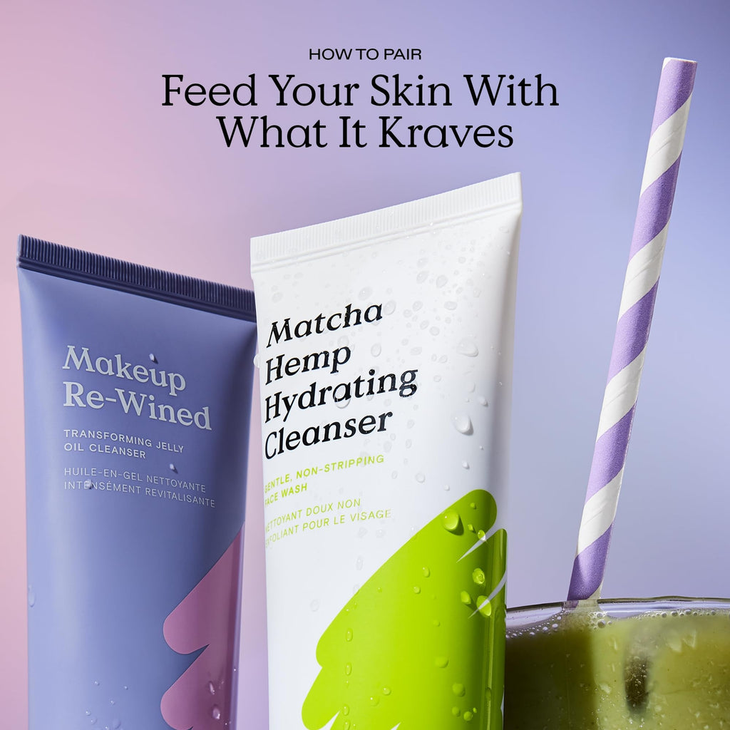 KraveBeauty Makeup Re-Wined Jelly Oil Cleanser – Vegan, Cruelty-Free K-Beauty (3.4 fl oz)