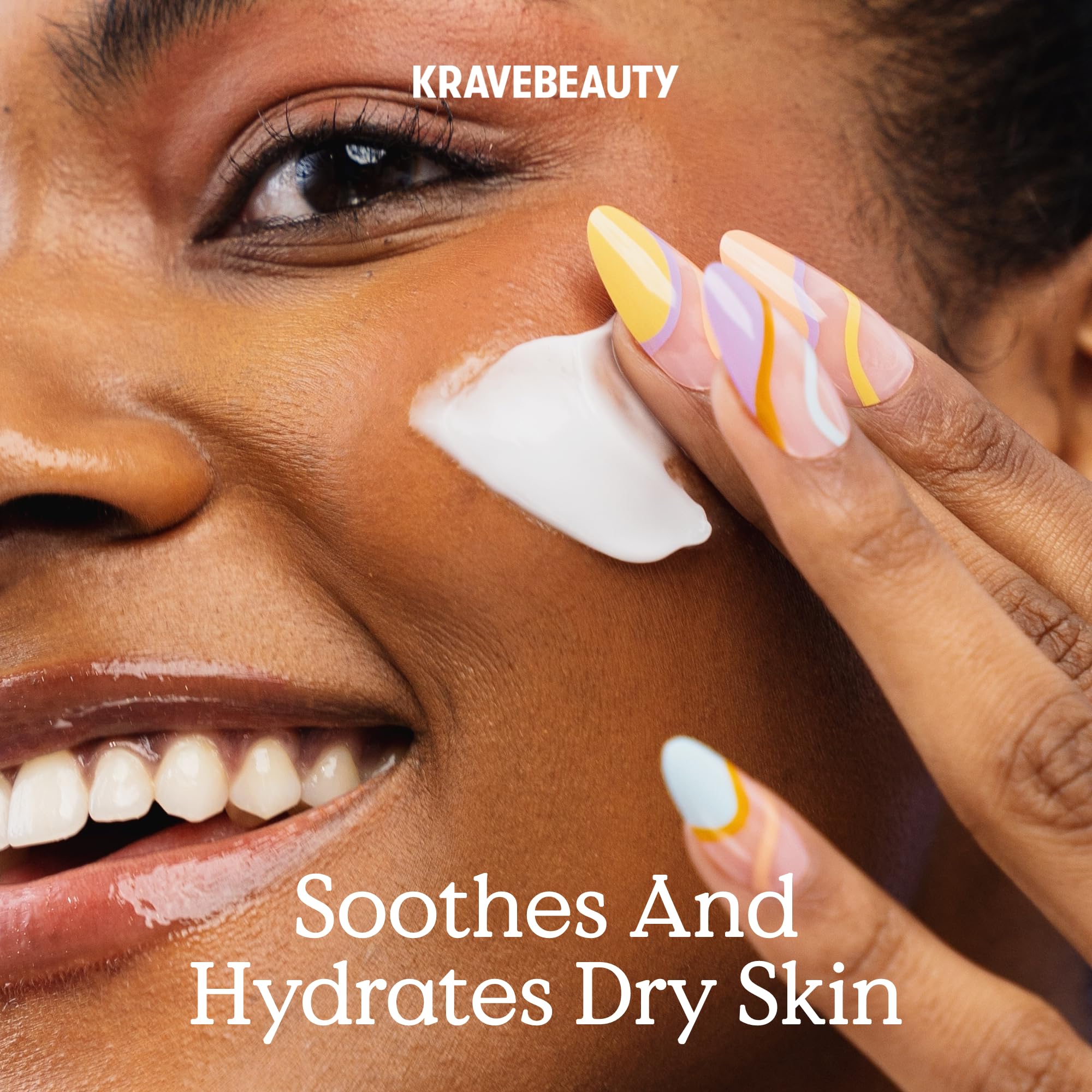 KraveBeauty Oat So Simple Water Cream Refill — Hydration for All Skin Types with Oat & Squalane | 6.76 fl oz