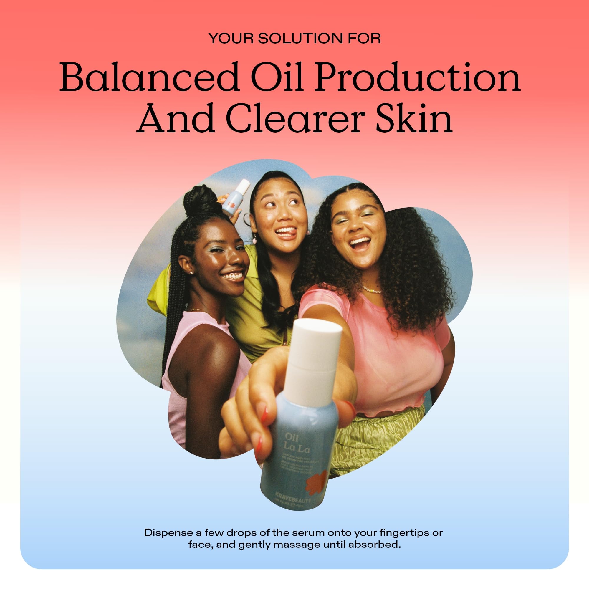 KraveBeauty Oil La La Serum – Linoleic Acid-Rich, Non-Comedogenic K-Beauty Oil