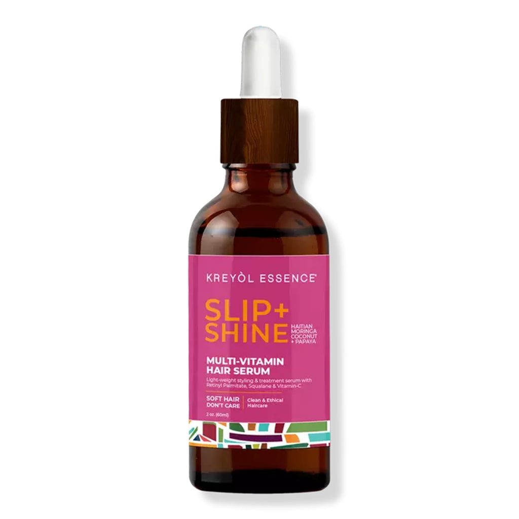 KREYÒL ESSENCE 2 Oz Protect + Shine Hair Serum – Lightweight Moringa & Haitian Black Castor Oil