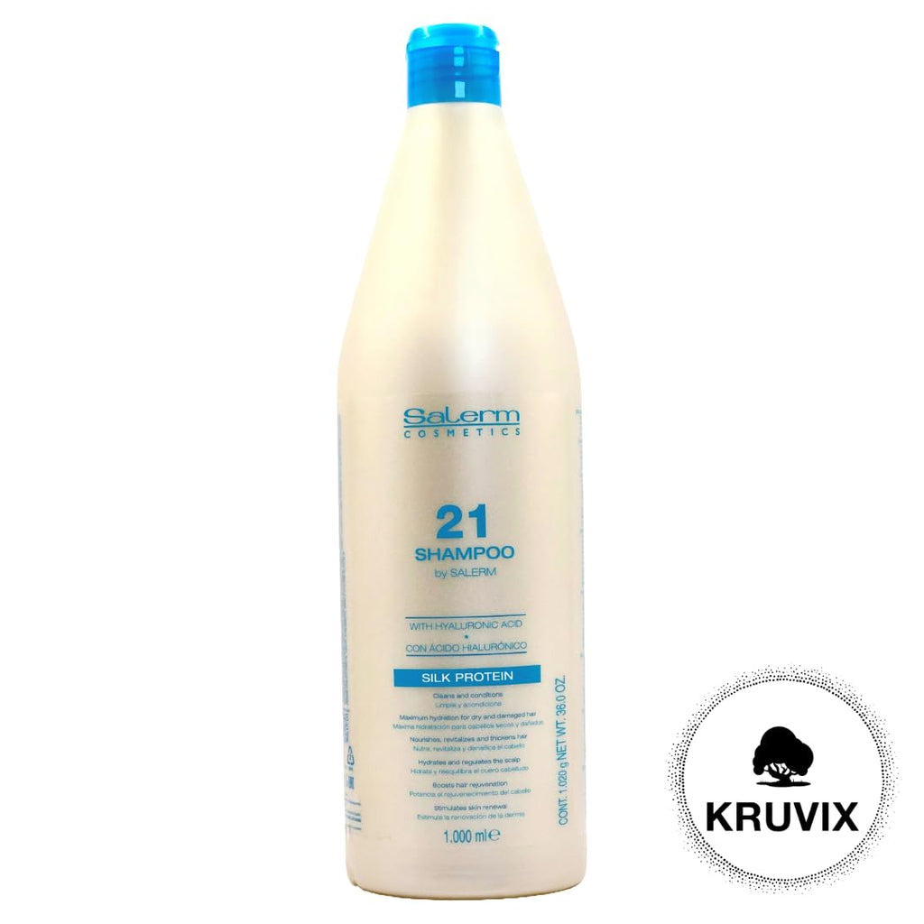 Kruvix Salerm 21 Silk Protein Shampoo & Leave-In Conditioner Combo – 36oz + 34.5oz