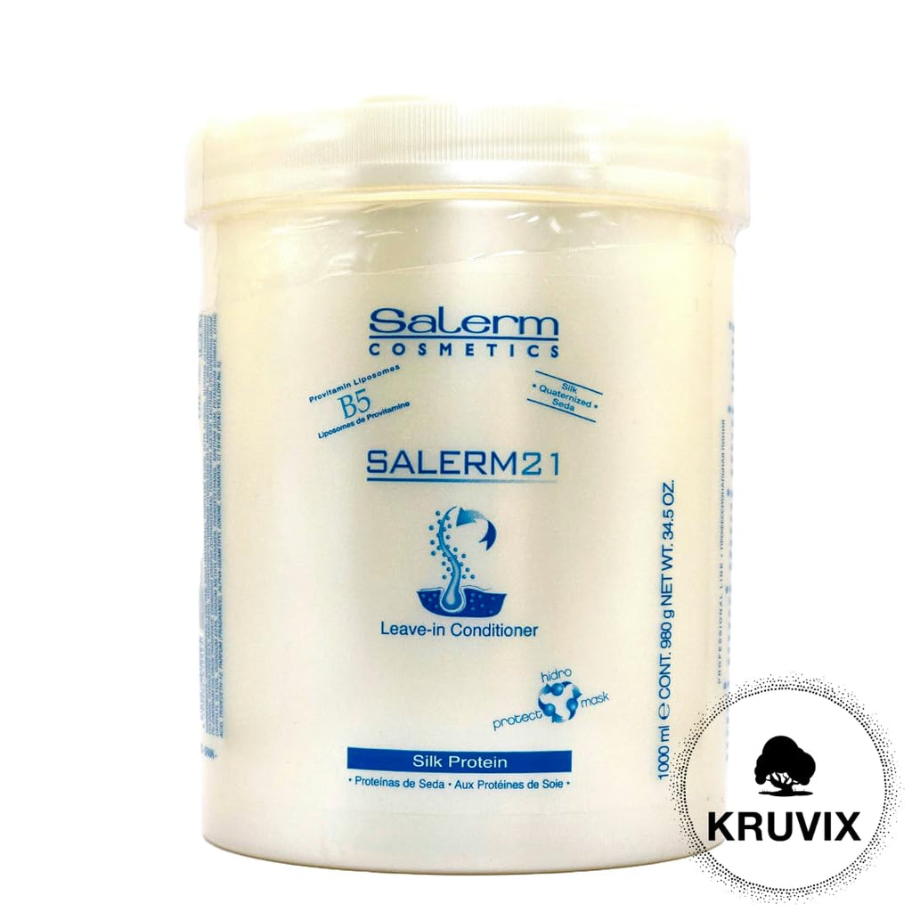 Kruvix Salerm 21 Silk Protein Shampoo & Leave-In Conditioner Combo – 36oz + 34.5oz