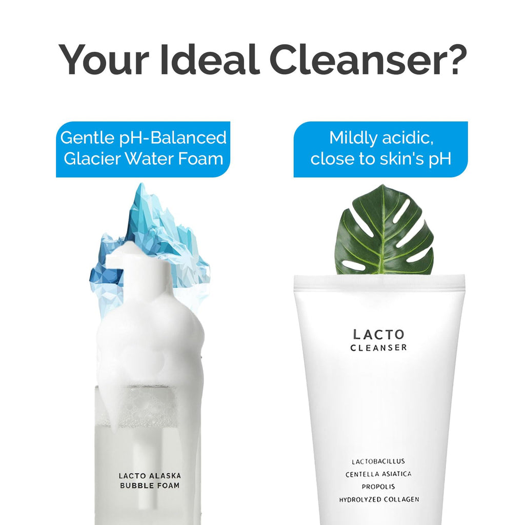 KSBC BENETUS Lacto Alaska Bubble Foam – Gentle Facial Cleanser for Sensitive Skin, 200ml