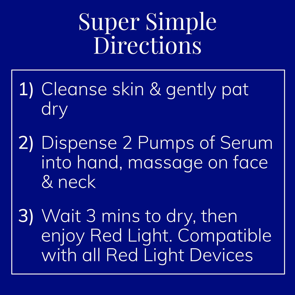 Ktchn Apothecary Red Light Therapy Activation Serum – Hydration, Brightening, Renewal | 2 oz Clean Formula