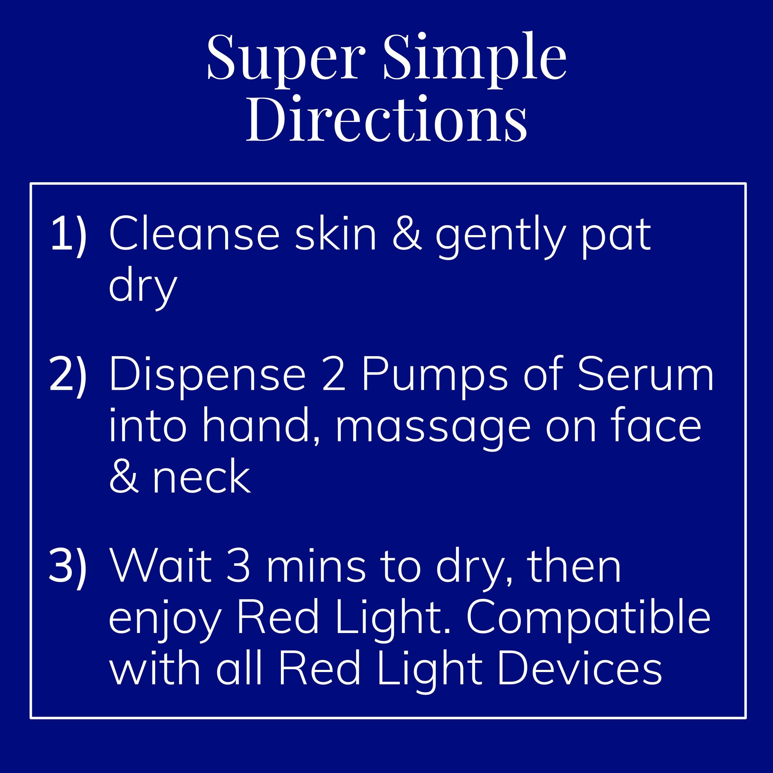 Ktchn Apothecary Red Light Therapy Activation Serum – Hydration, Brightening, Renewal | 2 oz Clean Formula