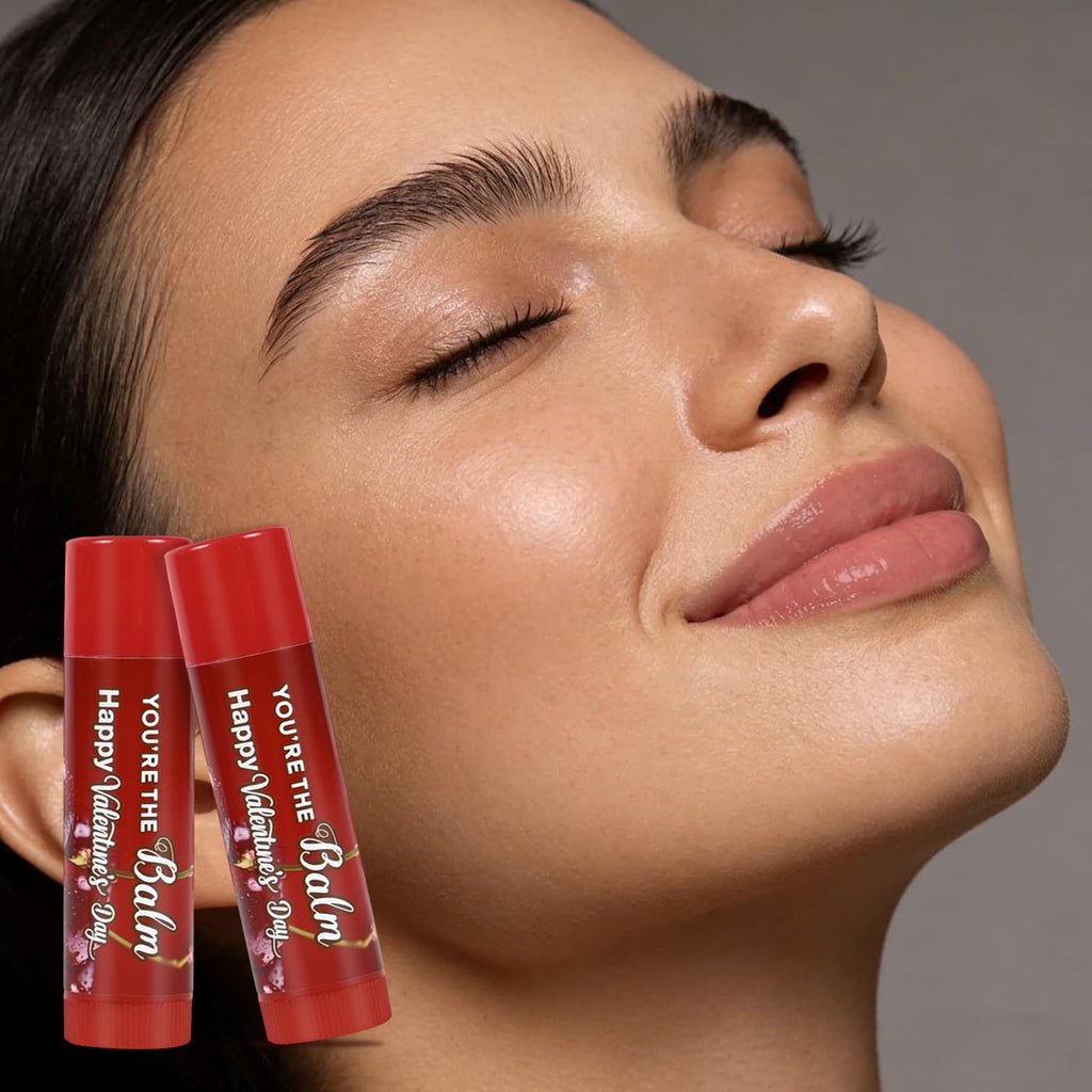 Kuabiz 30Pcs Valentines Lip Balm Bulk – Cherry Scent Gift Favors