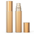 Kuangre 10ml Perfume Atomizer — Refillable Glass Mini Bottle, Portable 0.34oz (Gold)