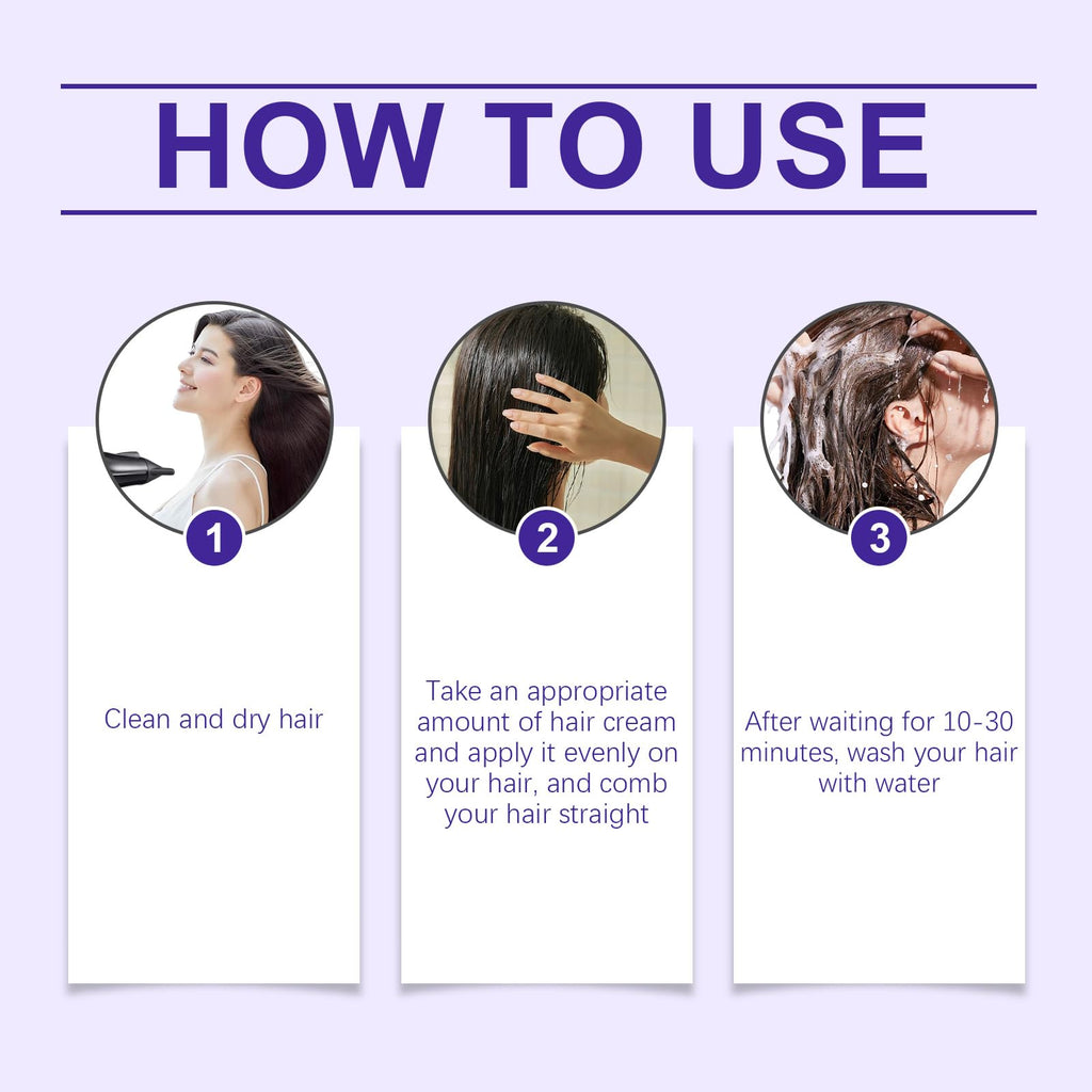KUHSE Liss Alisado — At-Home Hair Smoothing Treatment for Silkier, Straighter Hair (Lavender)