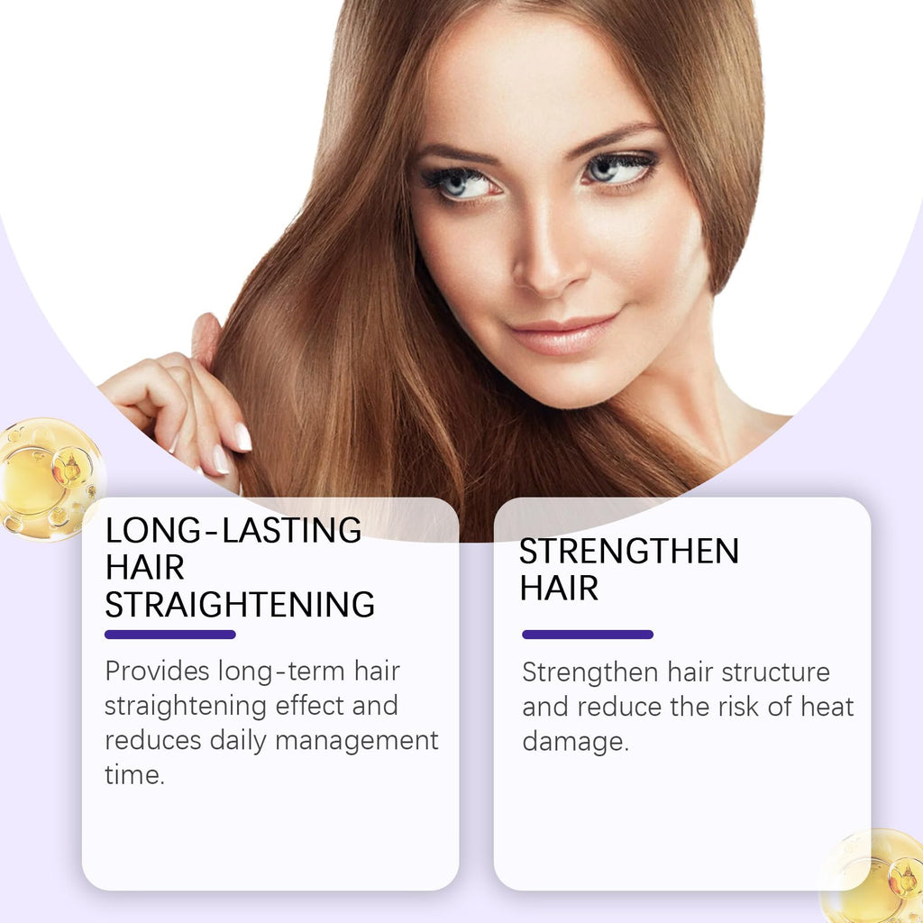 KUHSE Liss Alisado — At-Home Hair Smoothing Treatment for Silkier, Straighter Hair (Lavender)