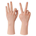 KUMIHO Realistic Silicone Female Hand with Skeleton – Jewelry Display & Tattoo Practice
