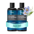 KUNDAL Aqua Mint Shampoo – Hair & Scalp Care with Eucalyptus, Tea Tree & Argan Oil (Pack of 2)