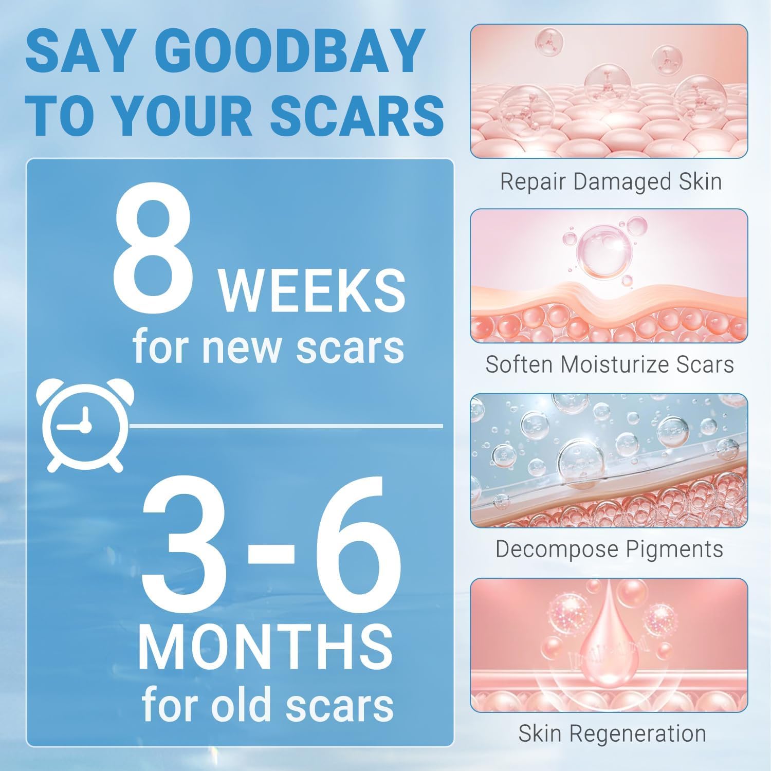 Kunyle Silicone Scar Gel - Advanced Scar Cream for Surgical Scars & Stretch Marks | 0.63oz