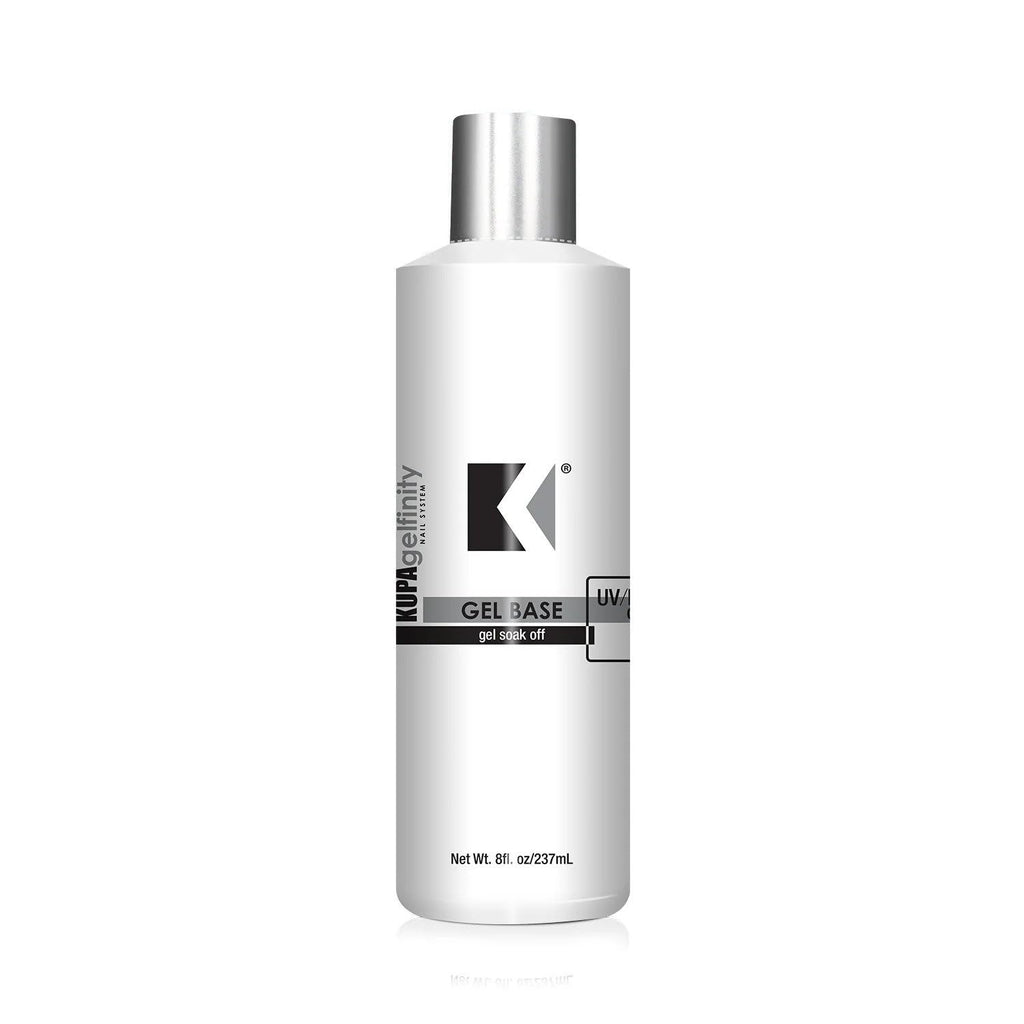 KUPA GelFinity Base Coat 8oz – Soak Off Gel Primer for Strong Adhesion & Long-Lasting Manicures