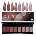 KUPA KULR Solid Cream Gel Nail Polish – Joshua Tree Collection, 8 Rich Colors, No Bleed, Includes Brush