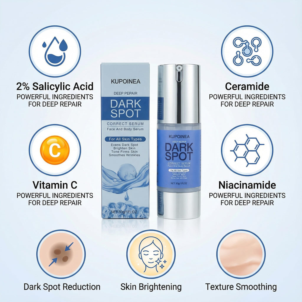 KUPOINEA Dark Spot Remover Serum – Niacinamide for Face & Body (1.0 Fl Oz)
