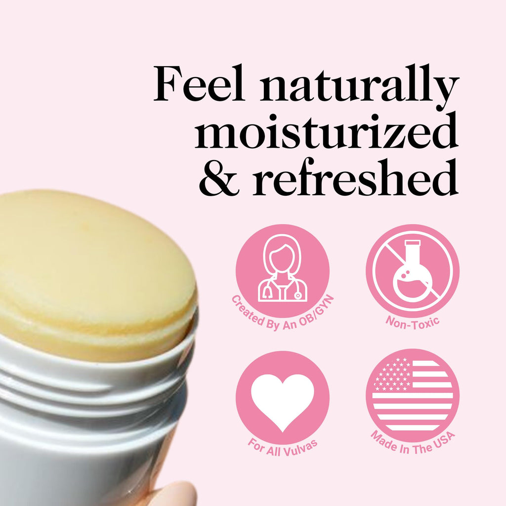 Kushae Natural Feminine Deodorant Stick for Women – Aluminum-Free, Unscented, 2 oz