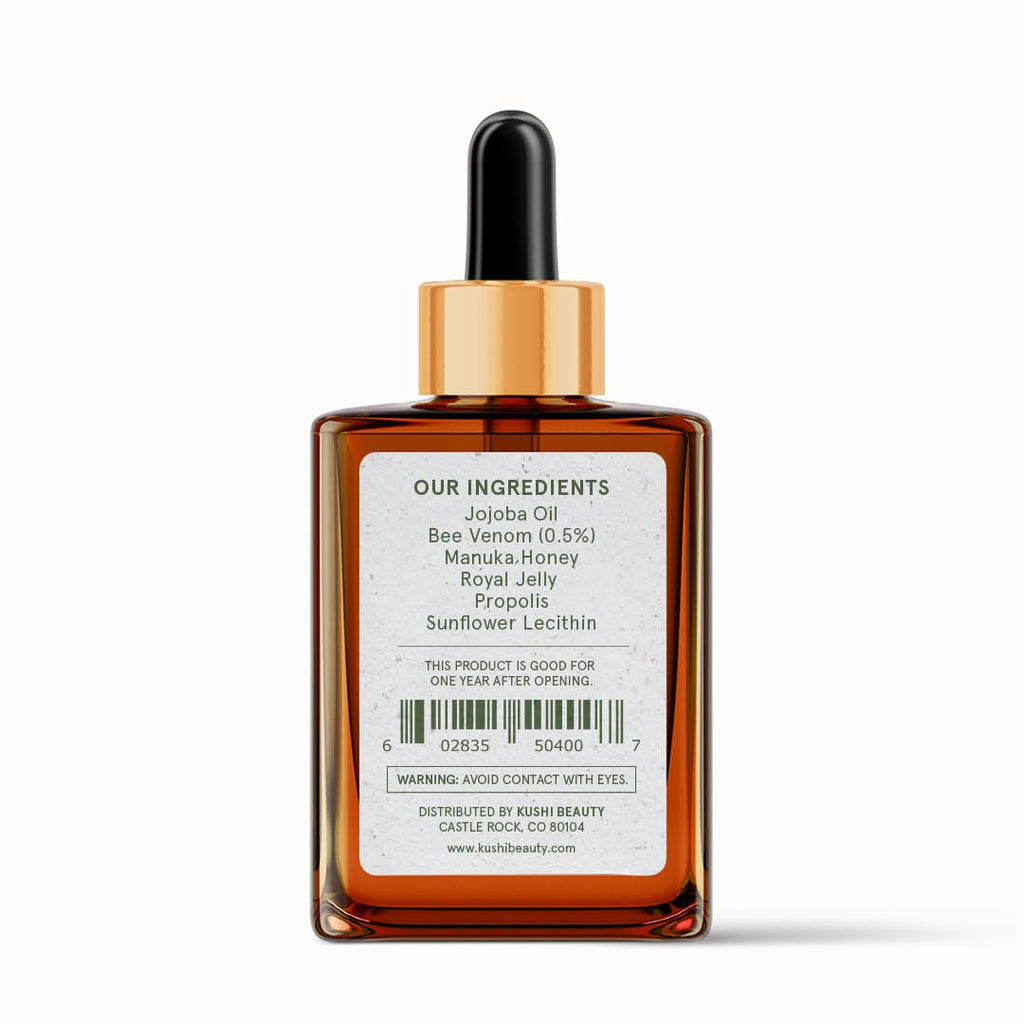 KUSHI Bee Venom Serum – Hydrating & Firming Facial Serum (15ml)
