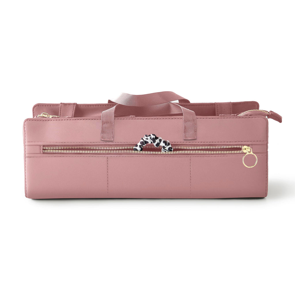 KUSSHI Hair Tools Bag — Oprah’s Favorite Things Winner | Neoprene Travel Organizer (Mauve)