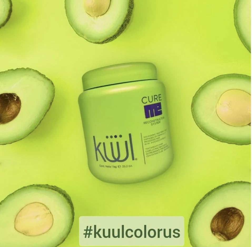 Kuul Cure Me Reconstructor 35.2 oz – Avocado Hair Repair Treatment for Damaged Hair